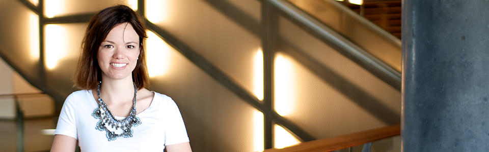 Header with image of Christine.